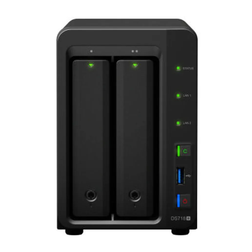 NAS ohišje Synology DS720+ All-In-One server 2x 3.5" SATA za mala in sr. Podjetja NAS ohišje Synology DS720+ All-In-One server 2x 3.5" SATA za mala in sr. Podjetja