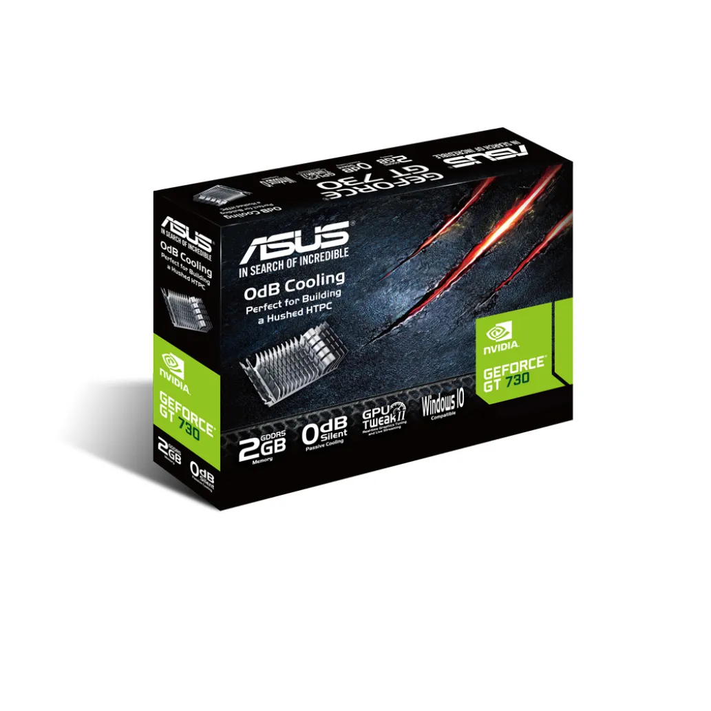 Grafična kartica nVidia GT730 Asus Silent Low Profile - 2GB DDR5 (90YV06N2-M0NA00) Grafična kartica nVidia GT730 Asus Silent Low Profile - 2GB DDR5 (90YV06N2-M0NA00)