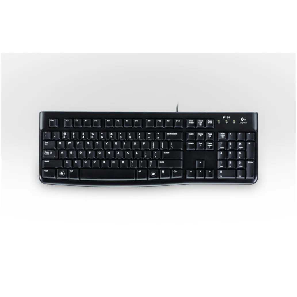 Tipkovnica Logitech K120 USB črna RUS Tipkovnica Logitech K120 USB črna RUS