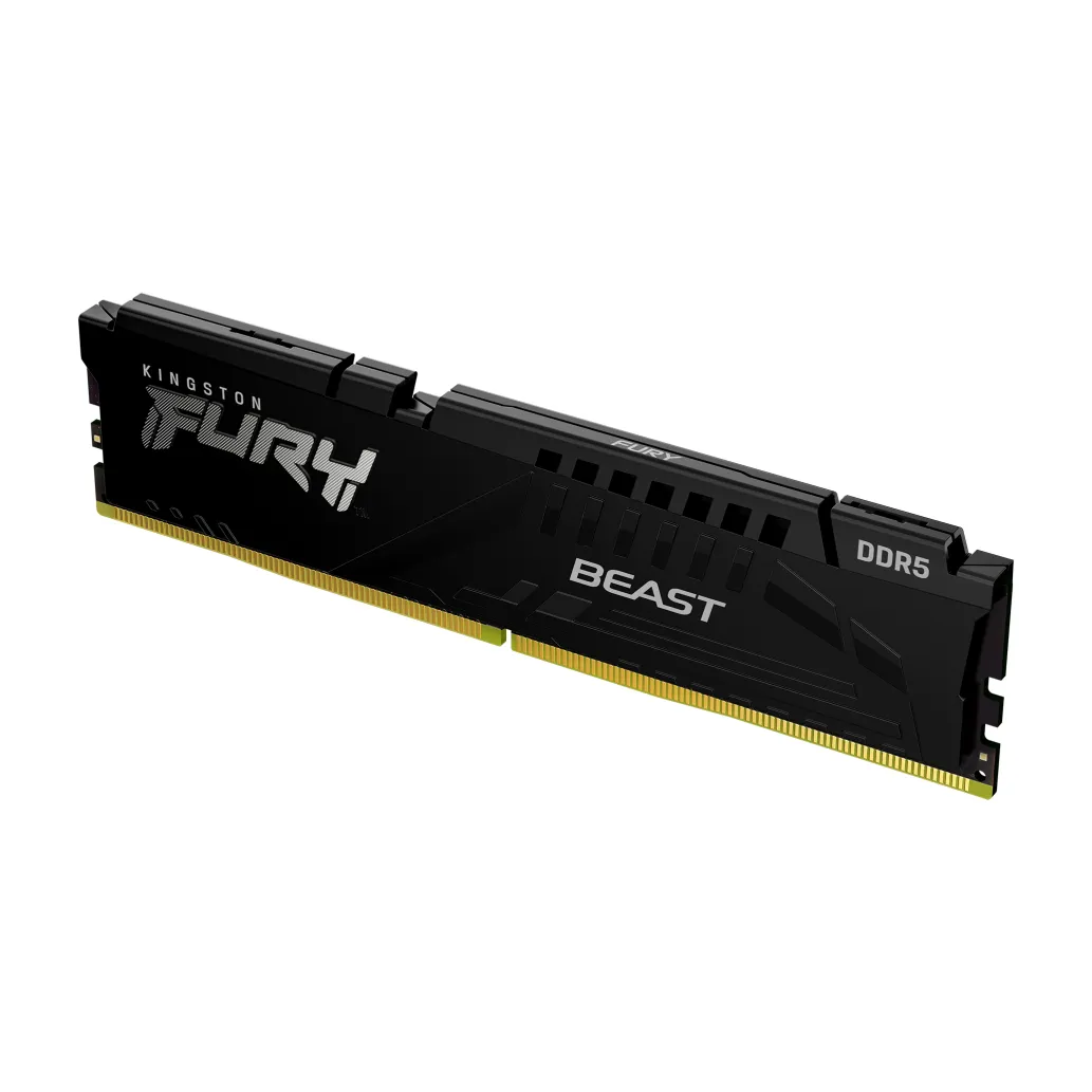 DDR5 16GB 5600MHz CL40 Single (1x16GB) Kingston Fury Beast XMP3.0 1,25V Gaming (KF556C40BB-16) DDR5 16GB 5600MHz CL40 Single (1x16GB) Kingston Fury Beast XMP3.0 1,25V Gaming (KF556C40BB-16)