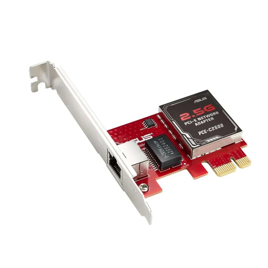 Mrežna kartica PCIe LAN RJ45 100/1000/2,5Gbp/s Asus PCE-C2500 (90IG0660-MO0R00) Mrežna kartica PCIe LAN RJ45 100/1000/2,5Gbp/s Asus PCE-C2500 (90IG0660-MO0R00)