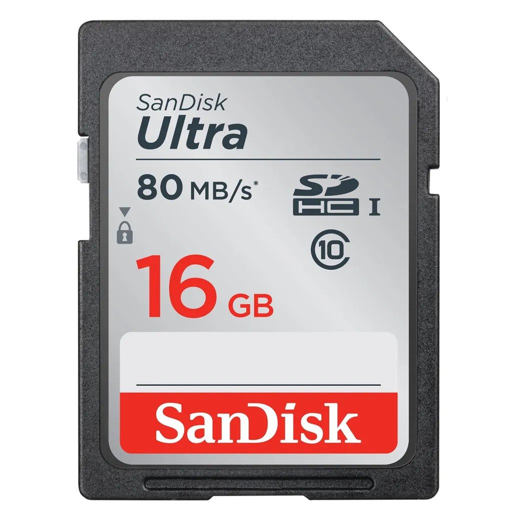 Spominska kartica SDHC 16GB Sandisk Ultra 80MB/s UHS-I (SDSDUNC-016G-GN6IN) + Spominska kartica SDHC 16GB Sandisk Ultra 80MB/s UHS-I (SDSDUNC-016G-GN6IN) +