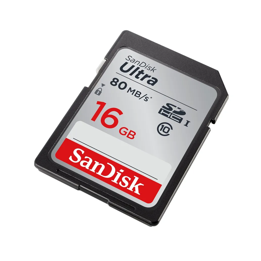 Spominska kartica SDHC 16GB Sandisk Ultra 80MB/s UHS-I (SDSDUNC-016G-GN6IN) + Spominska kartica SDHC 16GB Sandisk Ultra 80MB/s UHS-I (SDSDUNC-016G-GN6IN) +