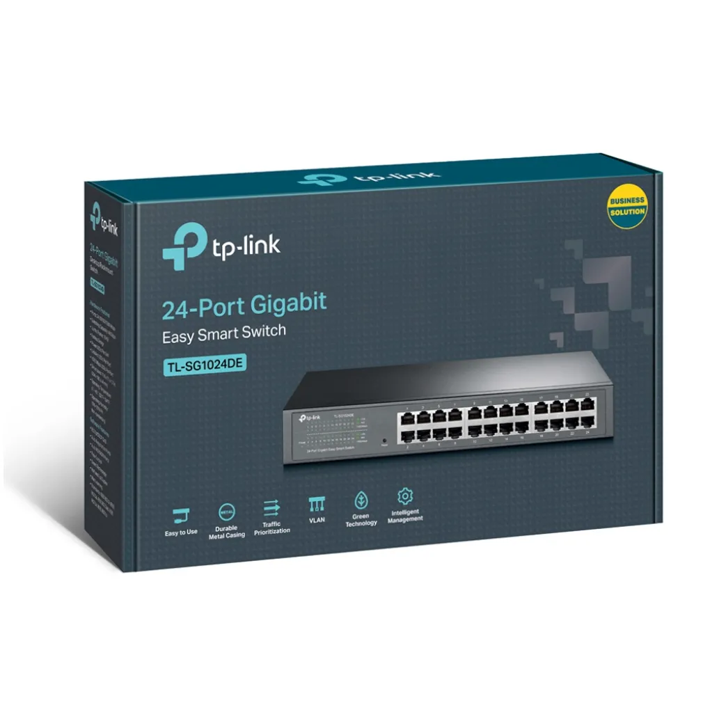 STIKALO 24-PORT TP-Link 100/1000 Rack (TPLNC-TL_SG1024DE) STIKALO 24-PORT TP-Link 100/1000 Rack (TPLNC-TL_SG1024DE)