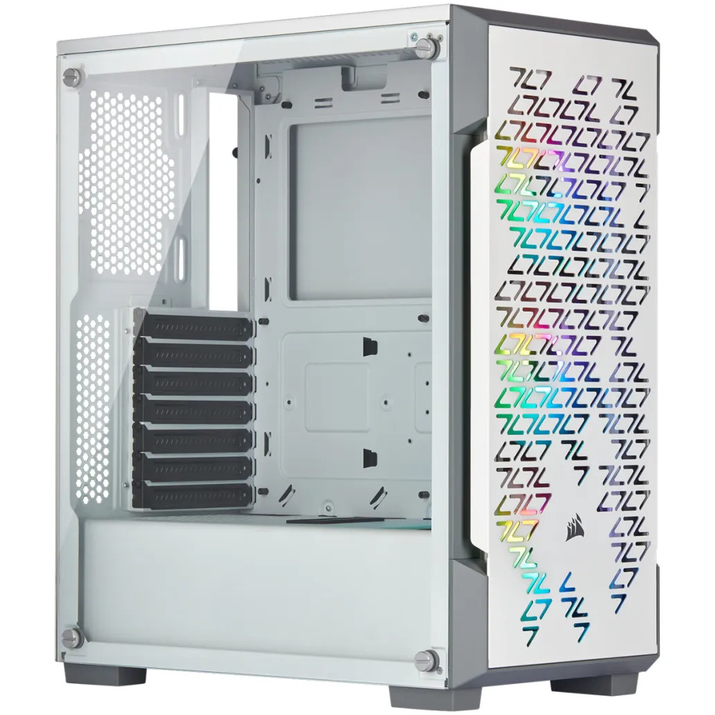 Ohišje Corsair ICUE 220T RGB - belo (CC-9011174-WW) Ohišje Corsair ICUE 220T RGB - belo (CC-9011174-WW)