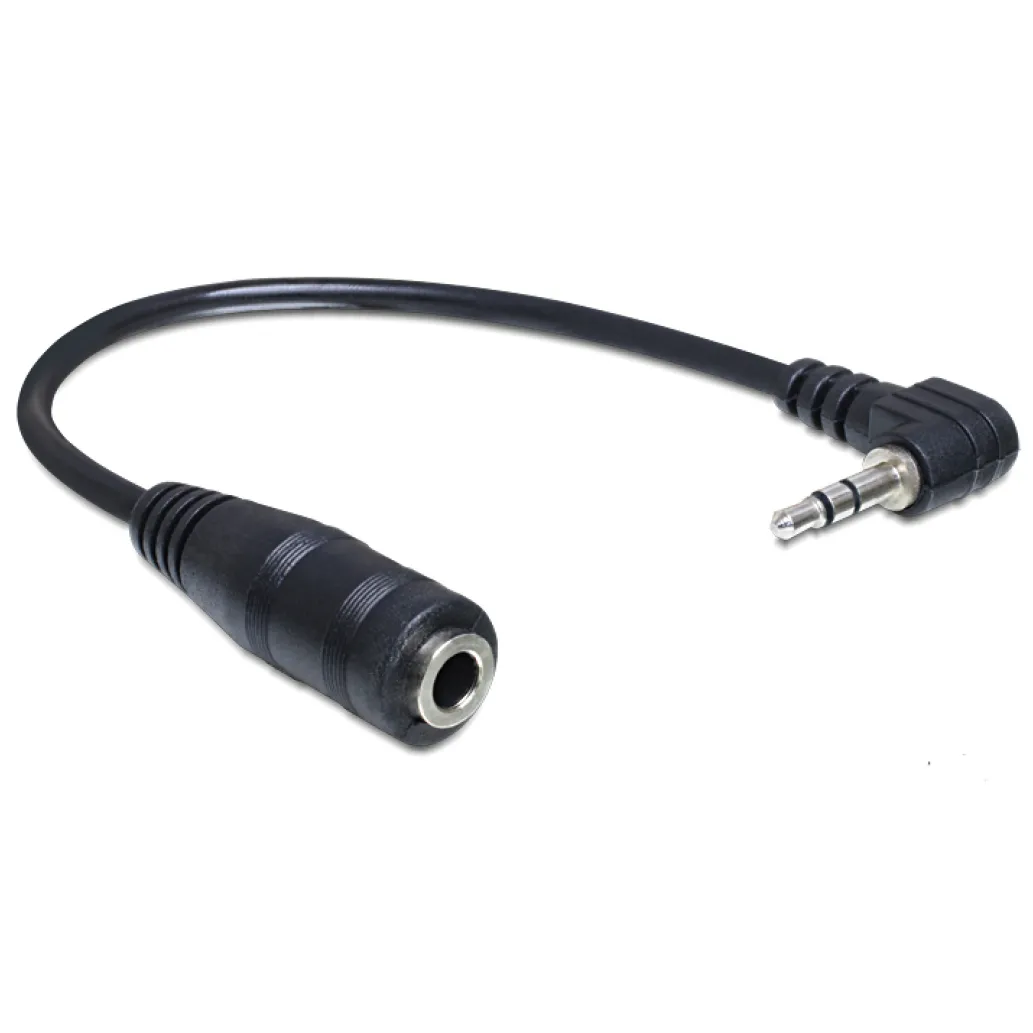 Kabel Audio 3,5mm Ž => 2,5mm M kotni 14cm Delock Kabel Audio 3,5mm Ž => 2,5mm M kotni 14cm Delock