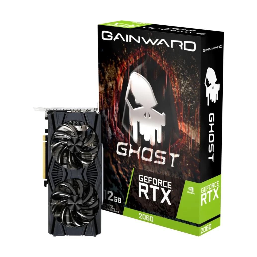 nVidia RTX2060 12GB GDDR6 Gainward Ghost DVI HDMI DisplayPort (2973) nVidia RTX2060 12GB GDDR6 Gainward Ghost DVI HDMI DisplayPort (2973)