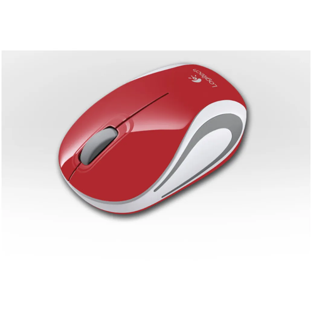 Miš Logitech brezžična optična za notesnike M187 rdeča nano (910-002737) Miš Logitech brezžična optična za notesnike M187 rdeča nano (910-002737)
