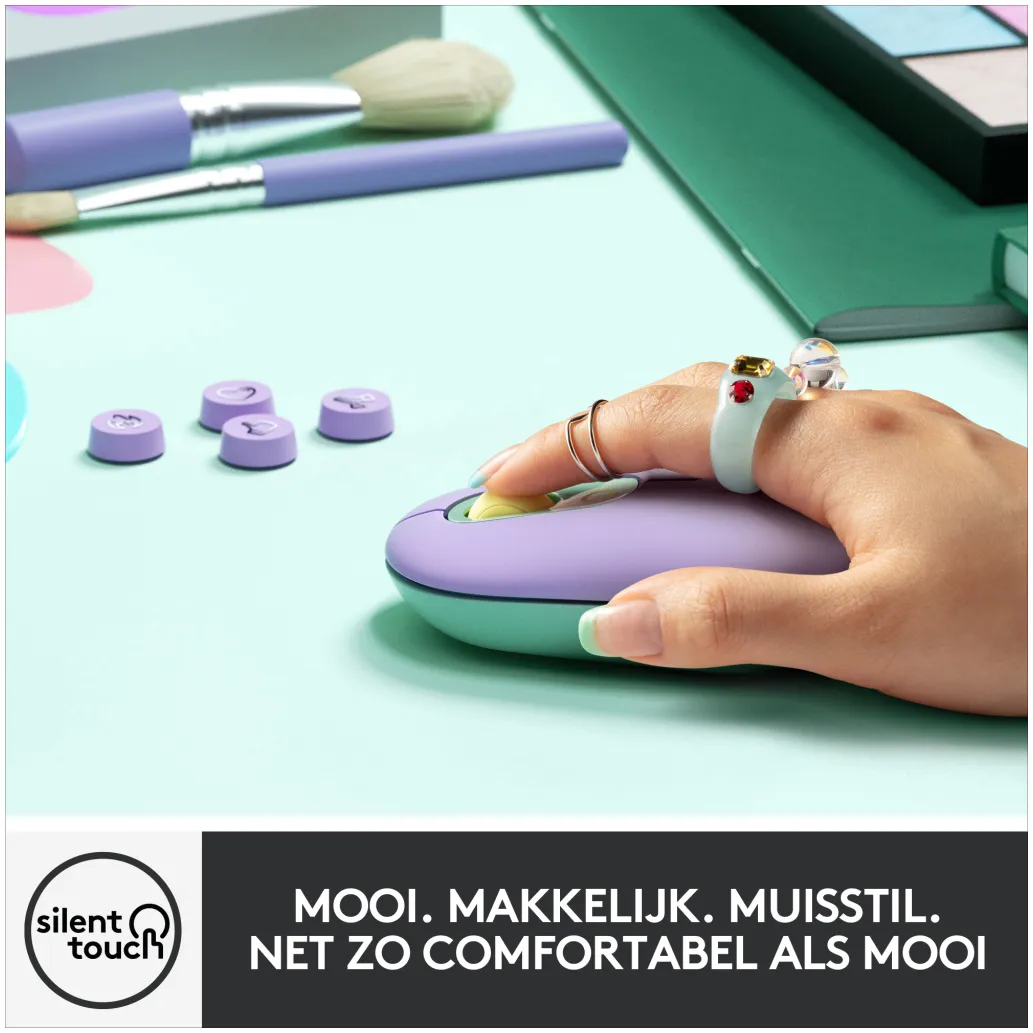Miš Logitech Brezžična Bluetooth POP Mouse z EMOJI - mint (910-006547) Miš Logitech Brezžična Bluetooth POP Mouse z EMOJI - mint (910-006547)