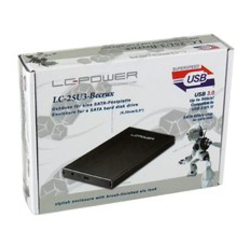 Ohišje za trdi disk 2,5 USB 3.0 LC Power LC-25U3-BECRUX ALU retail Ohišje za trdi disk 2,5 USB 3.0 LC Power LC-25U3-BECRUX ALU retail