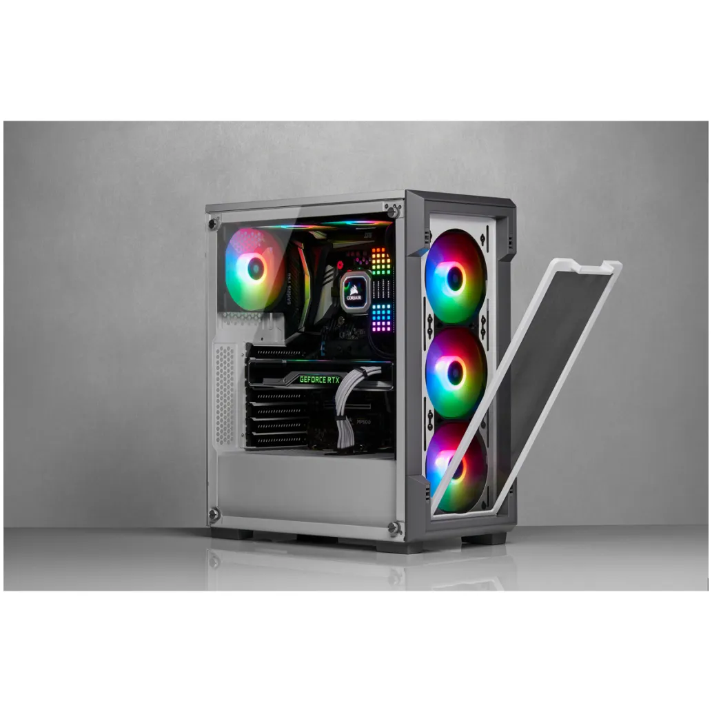 Ohišje Corsair ICUE 220T RGB - belo (CC-9011174-WW) Ohišje Corsair ICUE 220T RGB - belo (CC-9011174-WW)