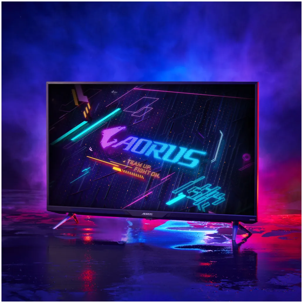 Monitor GigaByte 120,6 cm (47,5") FO48U 3840x2160 Gaming 120Hz OLED 1ms 2xHDMI DisplayPort USB-C 2xUSB3.0 Zvočniki sRGB130% FreeSync Premium HDR10 Monitor GigaByte 120,6 cm (47,5") FO48U 3840x2160 Gaming 120Hz OLED 1ms 2xHDMI DisplayPort USB-C 2xUSB3.0 Zvočniki sRGB130% FreeSync Premium HDR10