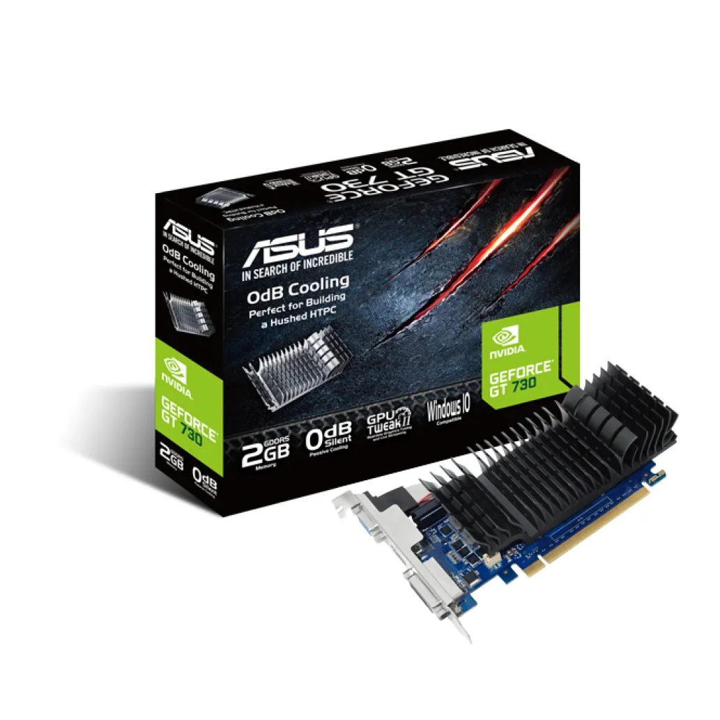 Grafična kartica nVidia GT730 Asus Silent Low Profile - 2GB DDR5 (90YV06N2-M0NA00) Grafična kartica nVidia GT730 Asus Silent Low Profile - 2GB DDR5 (90YV06N2-M0NA00)