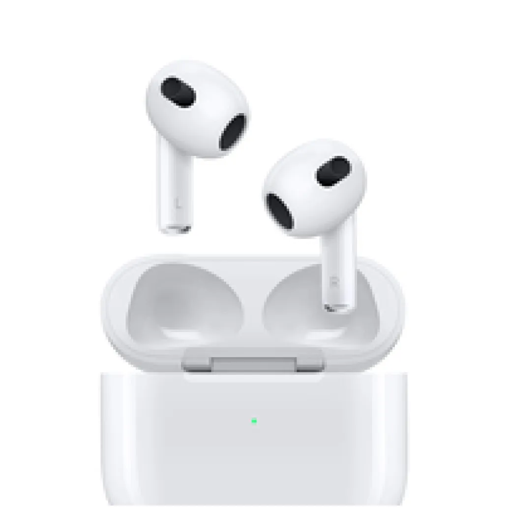 Slušalke brezžične ušesne Bluetooth stereo Apple - bela (MME73ZM/A) Slušalke brezžične ušesne Bluetooth stereo Apple - bela (MME73ZM/A)