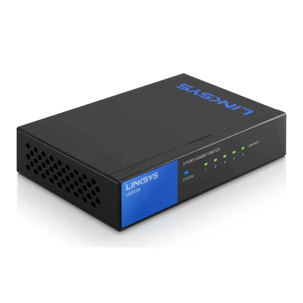STIKALO 5-PORT Linksys 100/1000 (LGS105-EU) STIKALO 5-PORT Linksys 100/1000 (LGS105-EU)