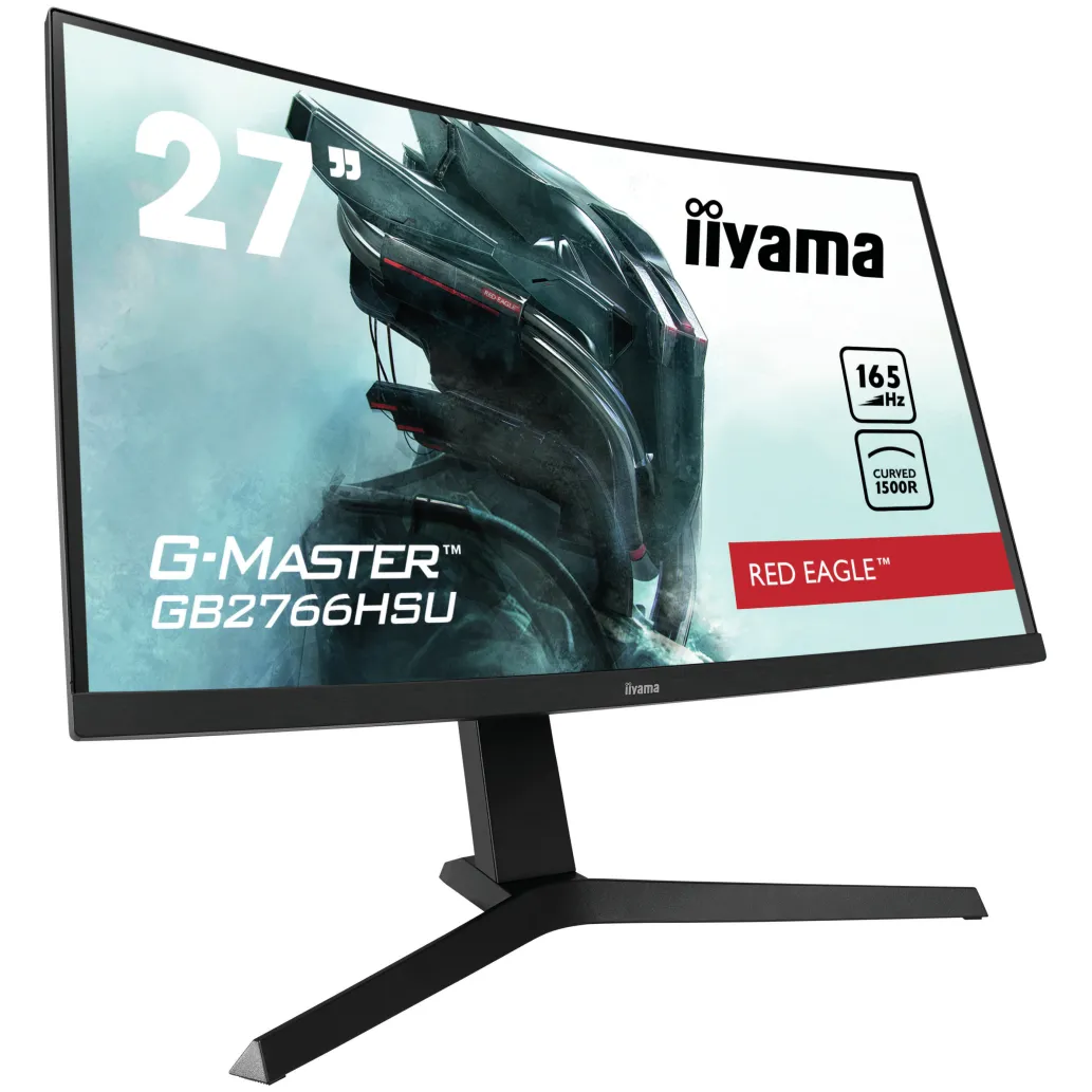 Monitor Iiyama 68,6 cm (27,0") GB2766HSU-B1D 1920x1080 Curved Gaming 165Hz VA 1ms 2xHDMI DisplayPort 2xUSB2.0 Zvočniki FreeSync Premium Monitor Iiyama 68,6 cm (27,0") GB2766HSU-B1D 1920x1080 Curved Gaming 165Hz VA 1ms 2xHDMI DisplayPort 2xUSB2.0 Zvočniki FreeSync Premium