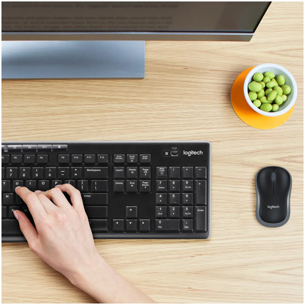 Tipkovnica in miš Logitech brezžična desktop MK270 UK veliki Enter (920-004509) Tipkovnica in miš Logitech brezžična desktop MK270 UK veliki Enter (920-004509)