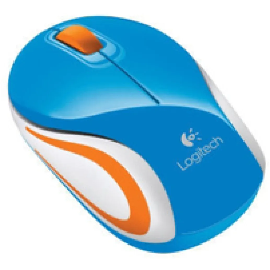 Miš Logitech brezžična optična za notesnike M187 modra nano (910-002738) Miš Logitech brezžična optična za notesnike M187 modra nano (910-002738)