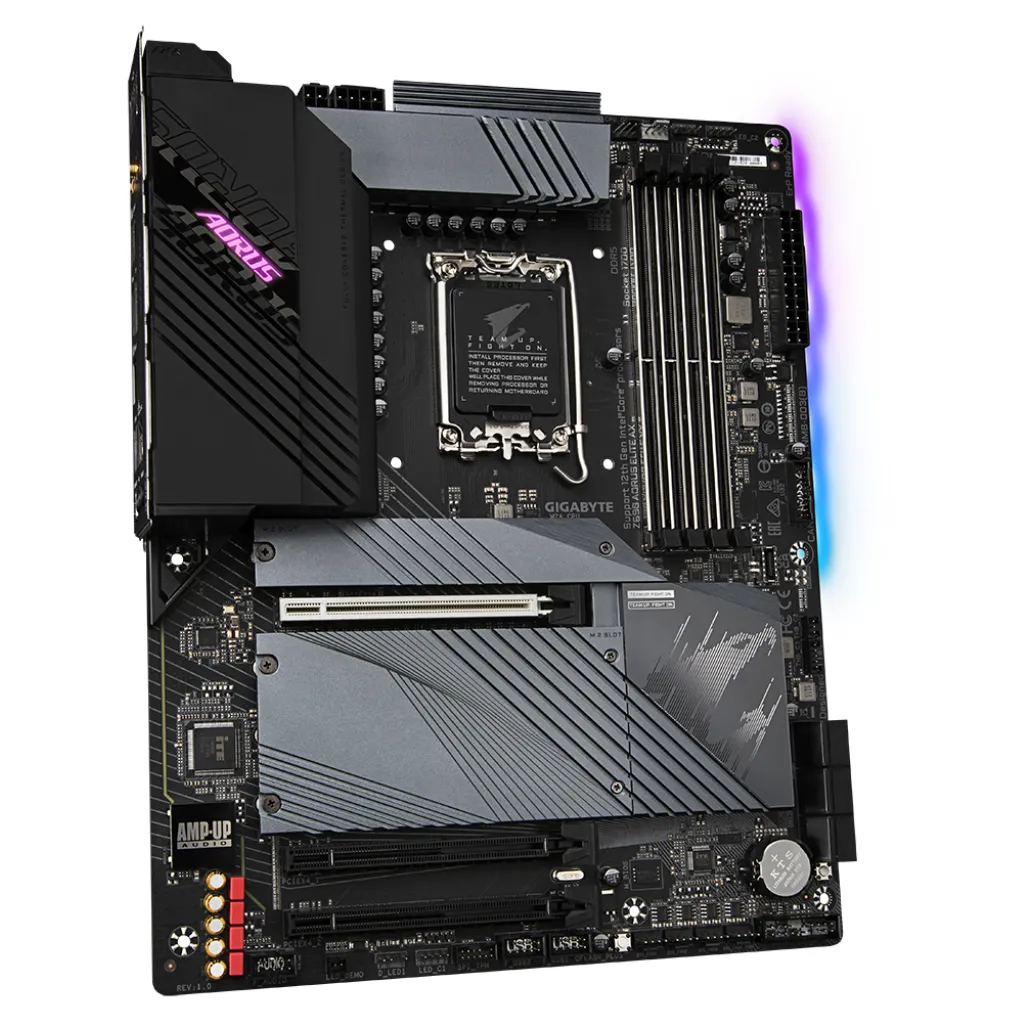 Osnovna plošča 1700 Gigabyte Z690 Aorus Elite AX ATX USB-C, DP, HDMI Osnovna plošča 1700 Gigabyte Z690 Aorus Elite AX ATX USB-C, DP, HDMI
