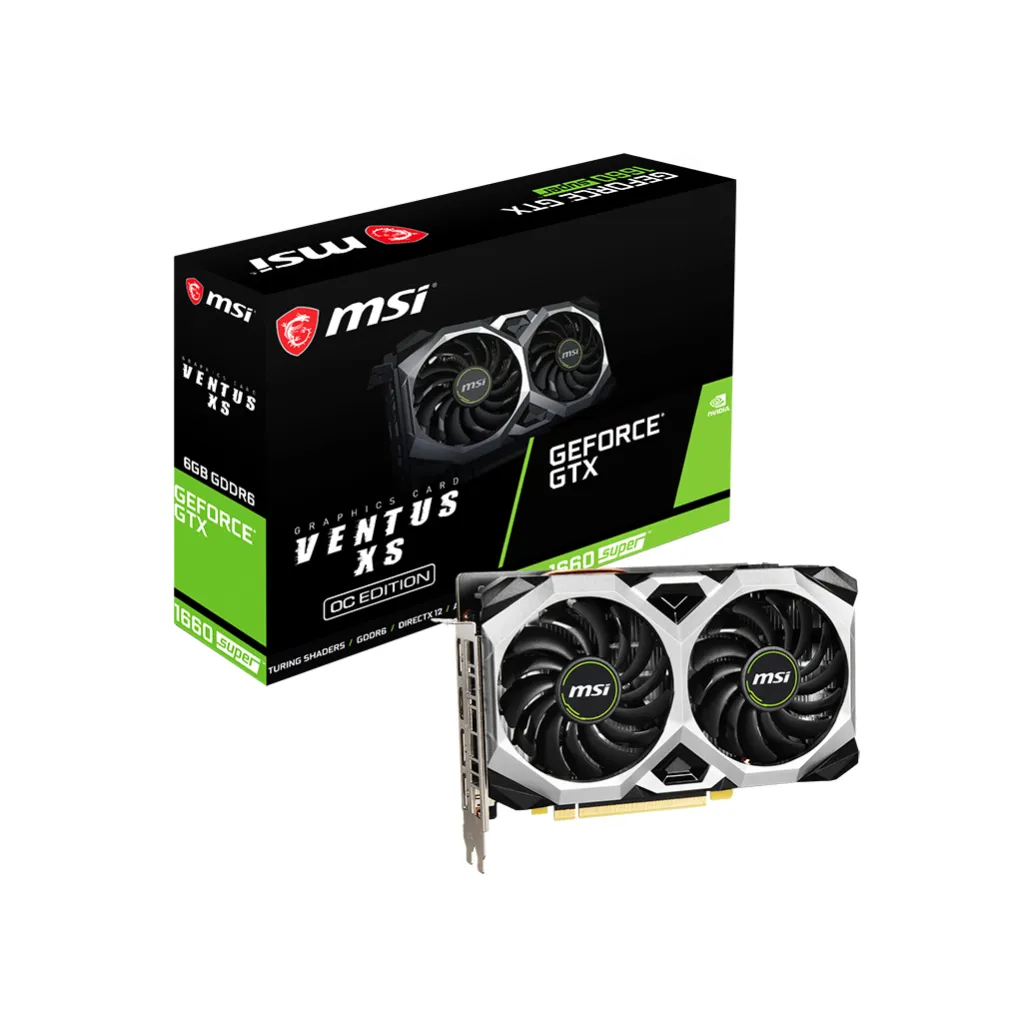 nVidia GTX1660 SUPER 6GB GDDR6 MSI Ventus XS OC 1xHDMI 3xDisplayPort (V375-279R) nVidia GTX1660 SUPER 6GB GDDR6 MSI Ventus XS OC 1xHDMI 3xDisplayPort (V375-279R)