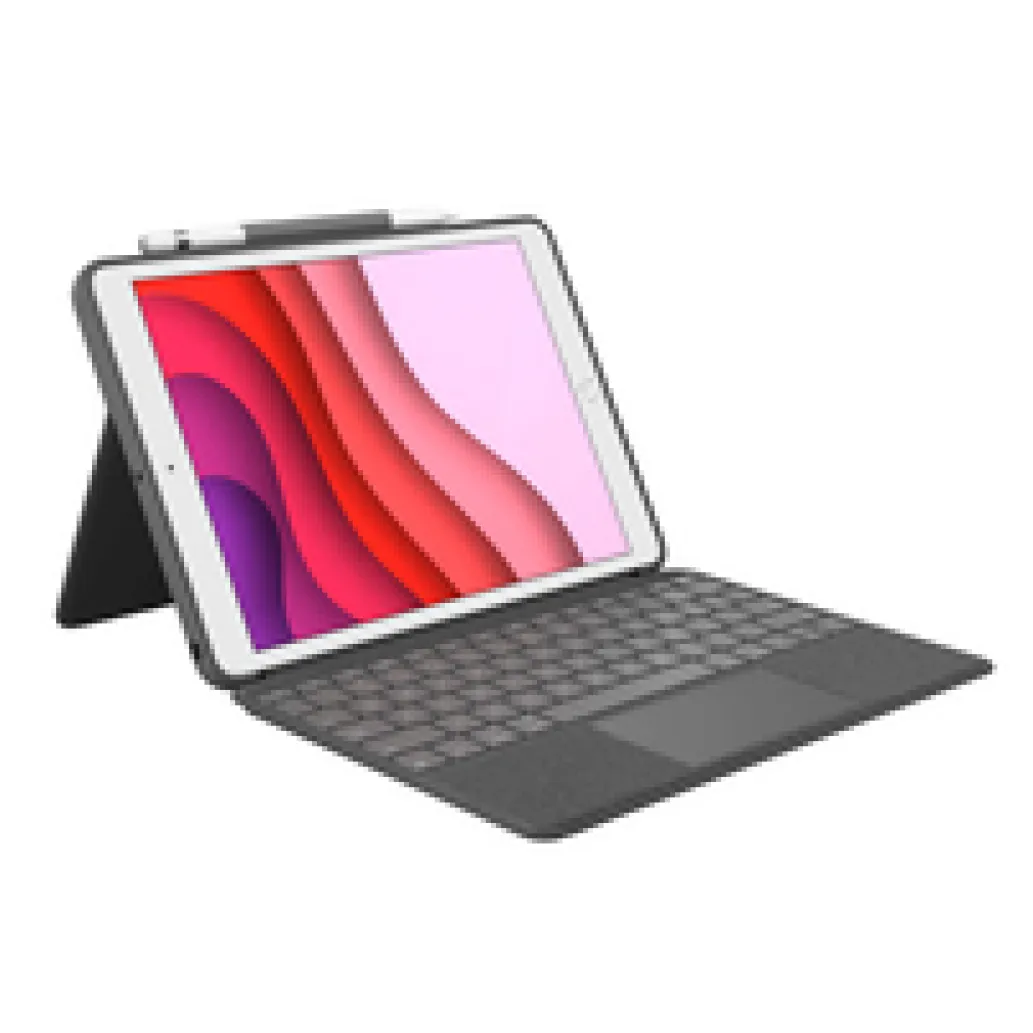 Ovitek za tablični računalnik 25,6cm (10,1") Logitech COMBO TOUCH, za iPad 10.2" (7., 8. in 9. gen.), SLO g. Ovitek za tablični računalnik 25,6cm (10,1") Logitech COMBO TOUCH, za iPad 10.2" (7., 8. in 9. gen.), SLO g.