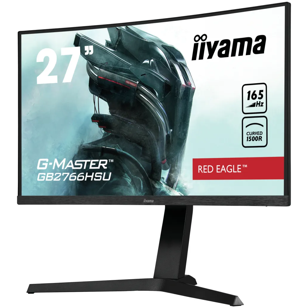 Monitor Iiyama 68,6 cm (27,0") GB2766HSU-B1D 1920x1080 Curved Gaming 165Hz VA 1ms 2xHDMI DisplayPort 2xUSB2.0 Zvočniki FreeSync Premium Monitor Iiyama 68,6 cm (27,0") GB2766HSU-B1D 1920x1080 Curved Gaming 165Hz VA 1ms 2xHDMI DisplayPort 2xUSB2.0 Zvočniki FreeSync Premium