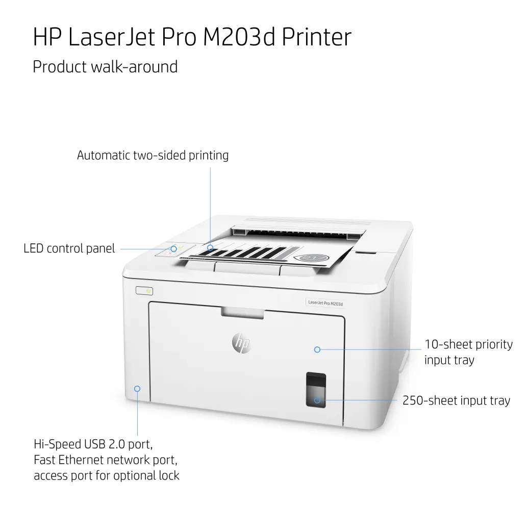 Tiskalnik Laserski HP LaserJet Pro M203dw A4/Duplex/Wi-Fi Tiskalnik Laserski HP LaserJet Pro M203dw A4/Duplex/Wi-Fi