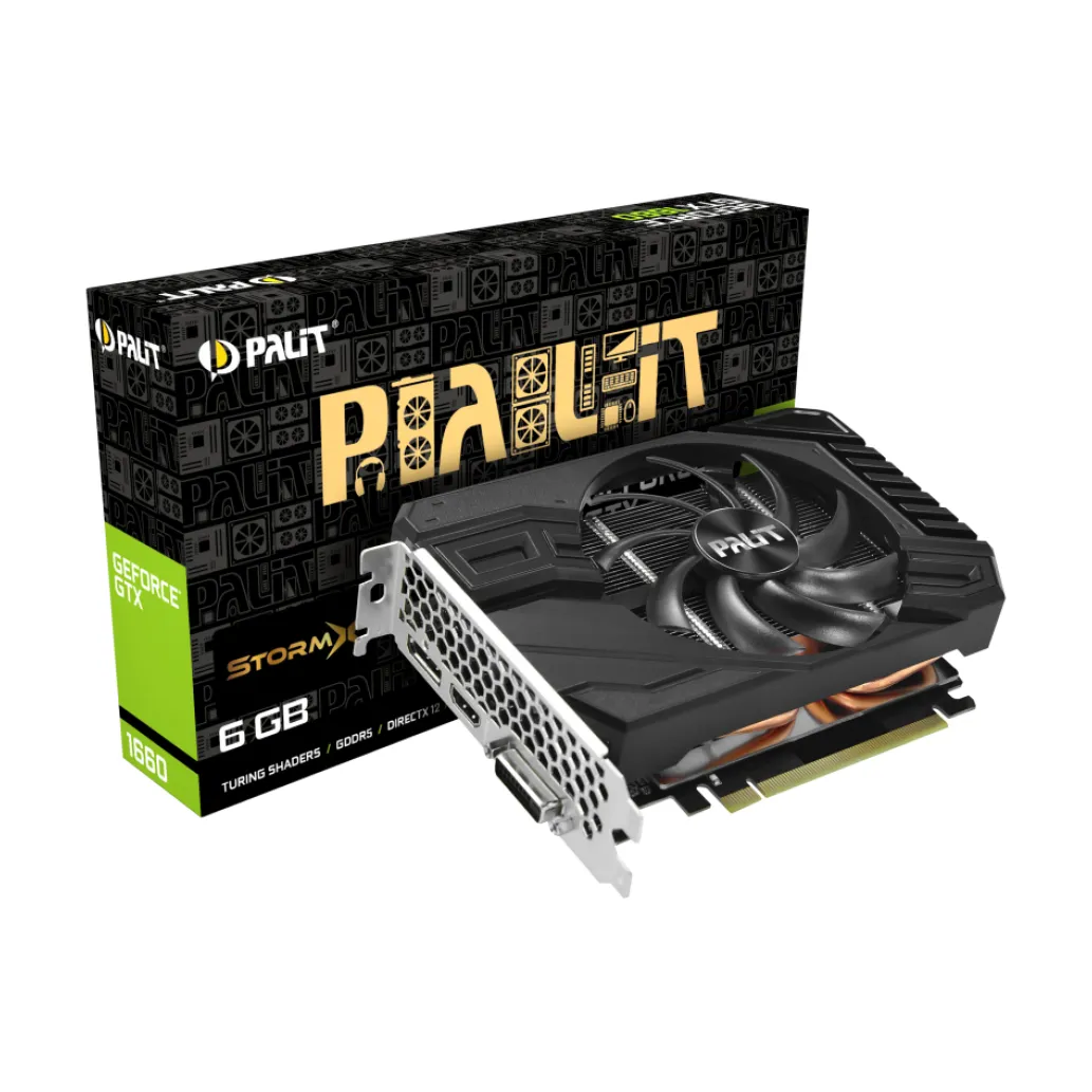 nVidia GTX1660 6GB GDDR5 Palit StormX DVI HDMI DisplayPort (NE51660018J9-165F) nVidia GTX1660 6GB GDDR5 Palit StormX DVI HDMI DisplayPort (NE51660018J9-165F)