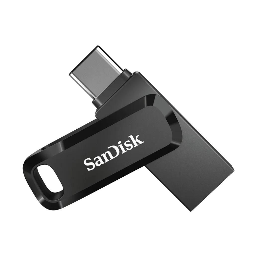 Spominski ključek 128GB USB 3.2/USB-C Sandisk Dual Drive Go 400MB/s plastičen vrtljiv črn (SDDDC3-128G-G46) Spominski ključek 128GB USB 3.2/USB-C Sandisk Dual Drive Go 400MB/s plastičen vrtljiv črn (SDDDC3-128G-G46)