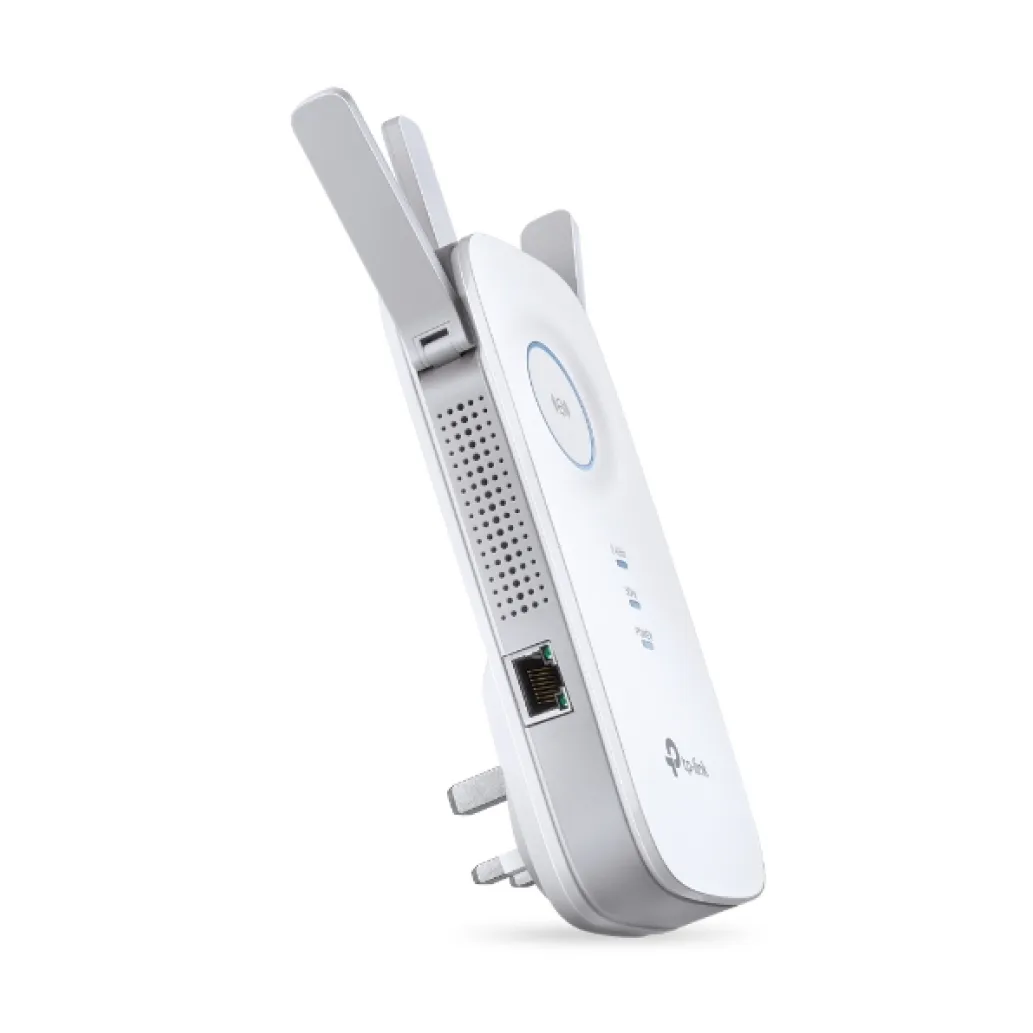 Razširitev brezžičnega omrežja TP-Link WiFi5 802.11ac AC1750 1300Mbit/s 1xRJ45 3x antena (RE450) Razširitev brezžičnega omrežja TP-Link WiFi5 802.11ac AC1750 1300Mbit/s 1xRJ45 3x antena (RE450)