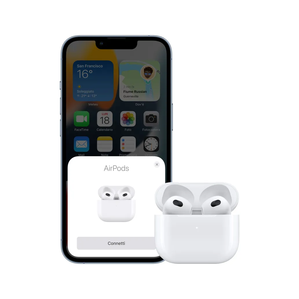 Slušalke brezžične ušesne Bluetooth stereo Apple - bela (MME73ZM/A) Slušalke brezžične ušesne Bluetooth stereo Apple - bela (MME73ZM/A)