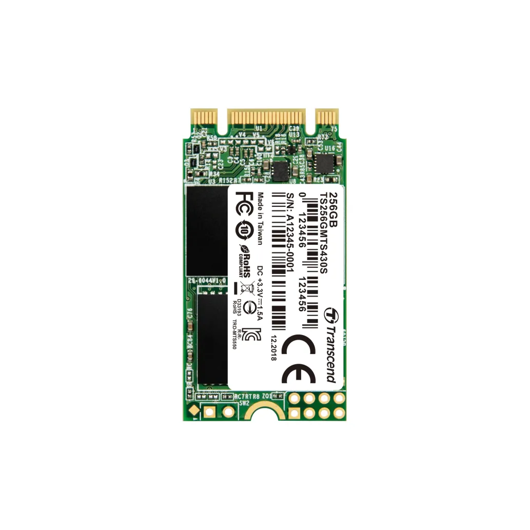 Disk SSD M.2 SATA3 256GB Transcend 430S 3D TLC 2242 550/480MB/s (TS256GMTS430S) Disk SSD M.2 SATA3 256GB Transcend 430S 3D TLC 2242 550/480MB/s (TS256GMTS430S)