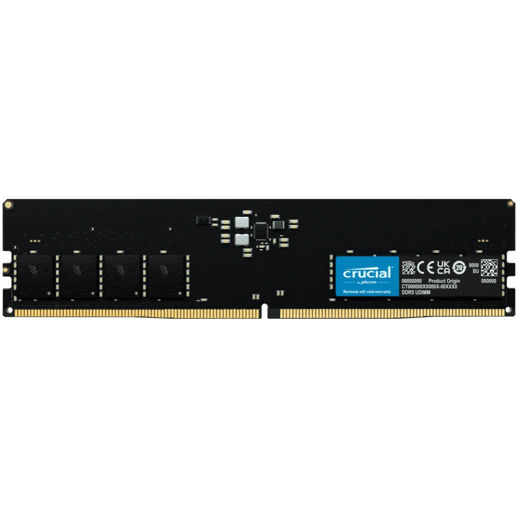 DDR5 16GB 4800MHz CL40 Single (1x16GB) Crucial Value 1,1V (CT16G48C40U5) DDR5 16GB 4800MHz CL40 Single (1x16GB) Crucial Value 1,1V (CT16G48C40U5)