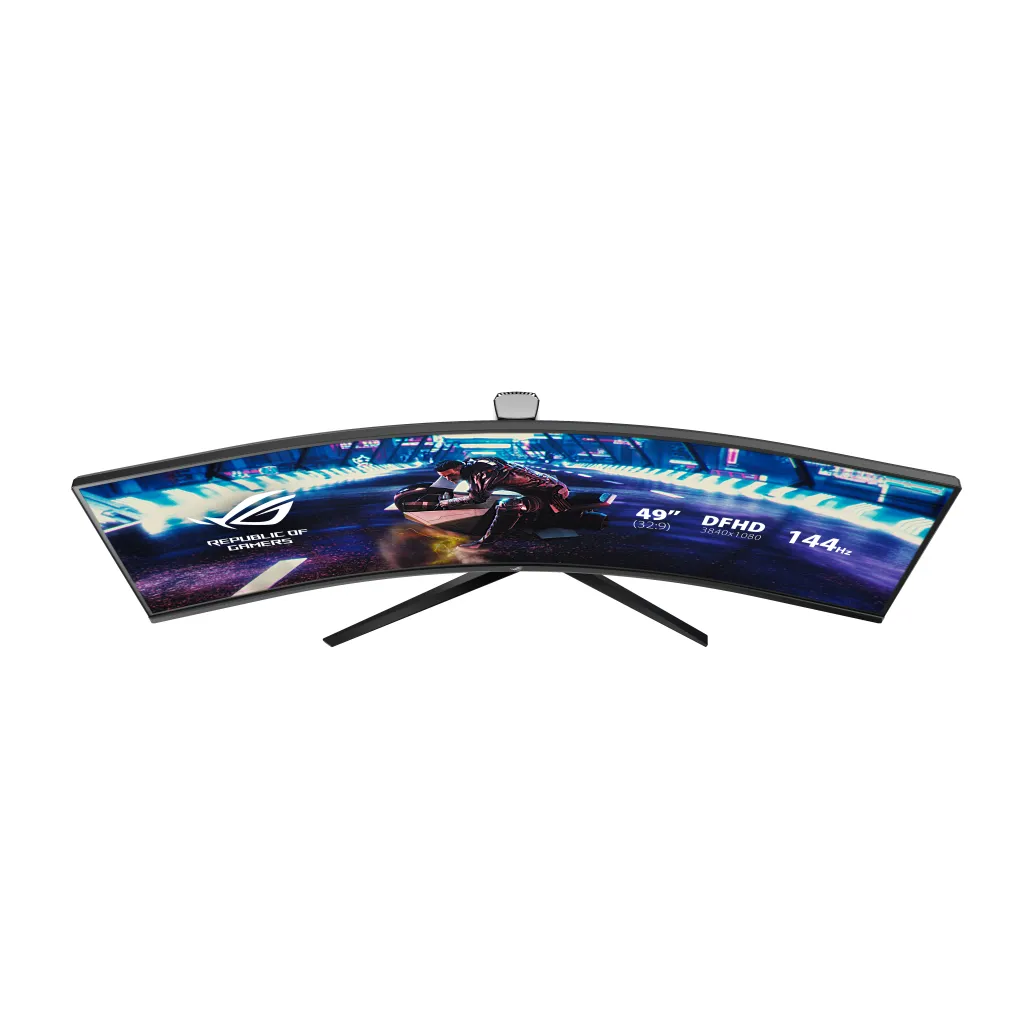 Monitor Asus 124,5 cm (49,0") XG49VQ 3840x1080 Curved Gaming 144Hz VA 4ms 2xHDMI DisplayPort 2xUSB3.2 HAS Zvočniki 2x5W sRGB125% FreeSync Premium PRO BT HDR400 Strix Monitor Asus 124,5 cm (49,0") XG49VQ 3840x1080 Curved Gaming 144Hz VA 4ms 2xHDMI DisplayPort 2xUSB3.2 HAS Zvočniki 2x5W sRGB125% FreeSync Premium PRO BT HDR400 Strix