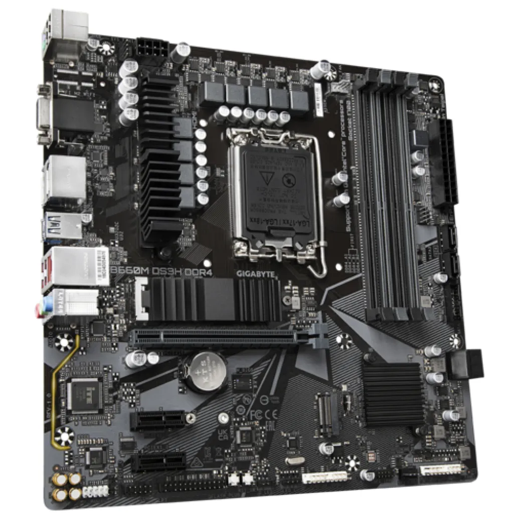 MB 1700 Gigabyte B660M DS3H DDR4/SATA3/USB3.2Gen2/VGA HDMI 2xDP mATX MB 1700 Gigabyte B660M DS3H DDR4/SATA3/USB3.2Gen2/VGA HDMI 2xDP mATX