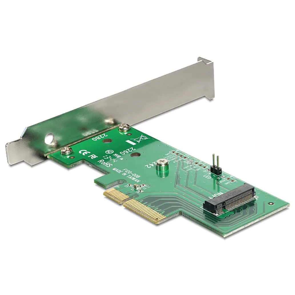 Adapter za vgradnjo SSD M.2 => PCI Express 3.0 x4 (NVMe SSD podpora) Delock (89370) Adapter za vgradnjo SSD M.2 => PCI Express 3.0 x4 (NVMe SSD podpora) Delock (89370)