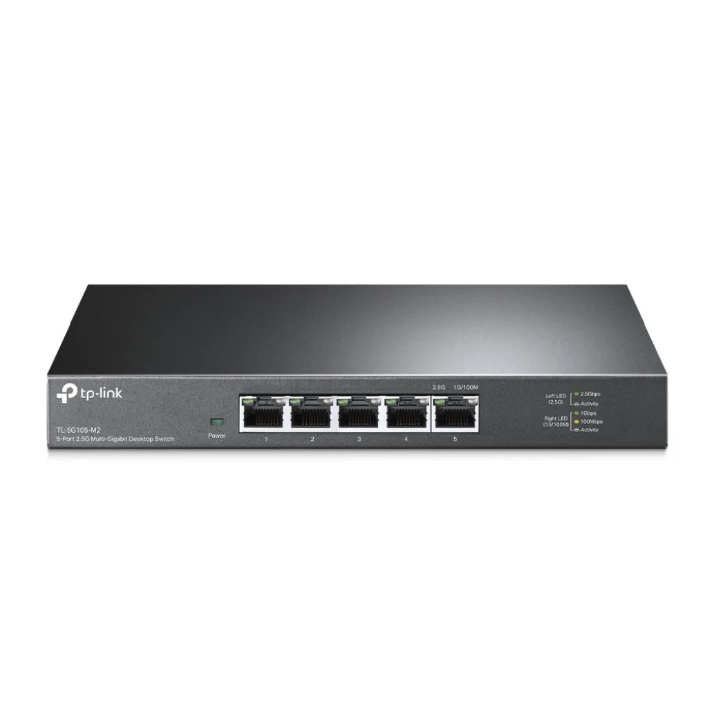 STIKALO 5-PORT TP-Link 2,5Gbp/s (TL-SG105-M2) STIKALO 5-PORT TP-Link 2,5Gbp/s (TL-SG105-M2)