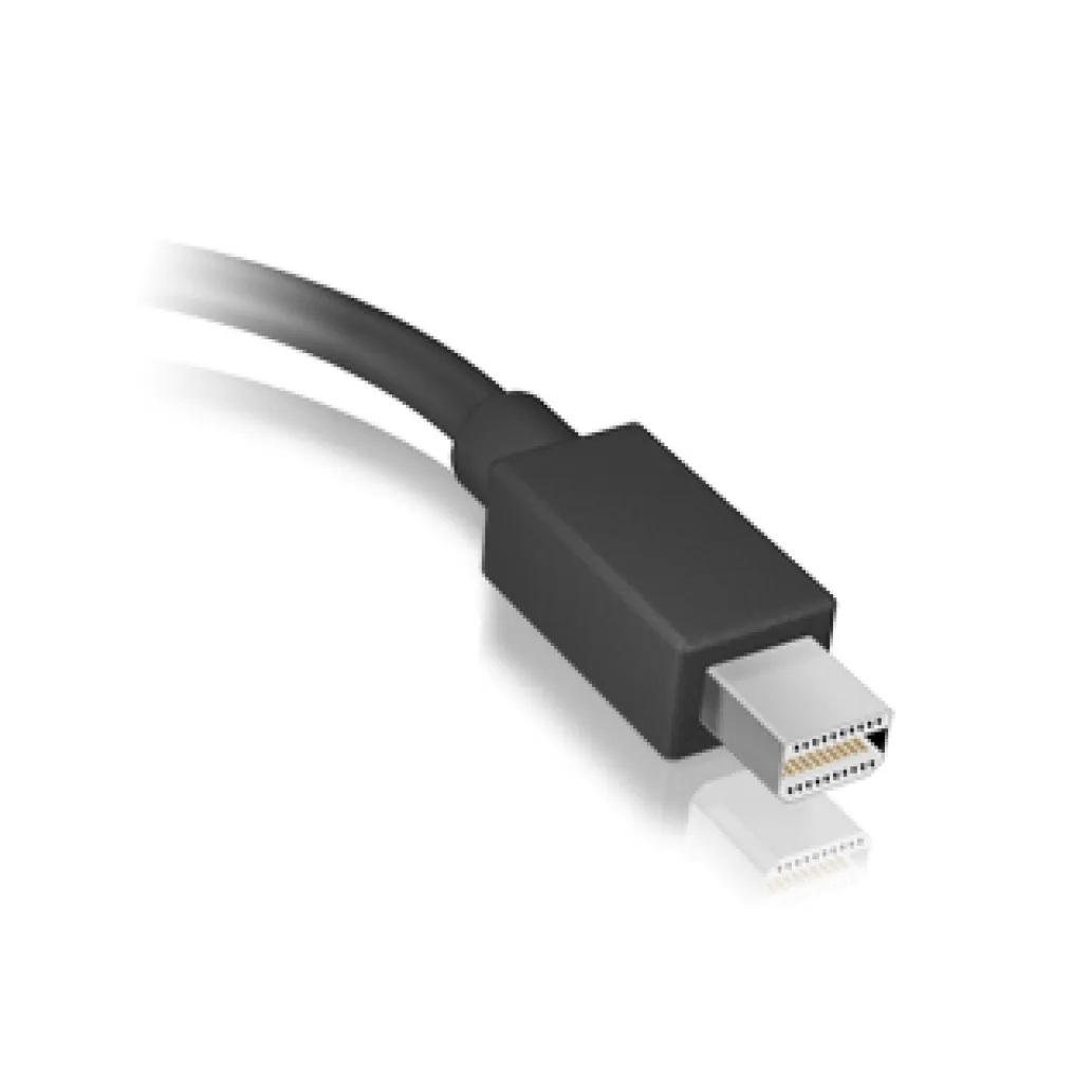 Adapter DisplayPort mini (m) => HDMI (ž) Icybox 10cm Adapter DisplayPort mini (m) => HDMI (ž) Icybox 10cm