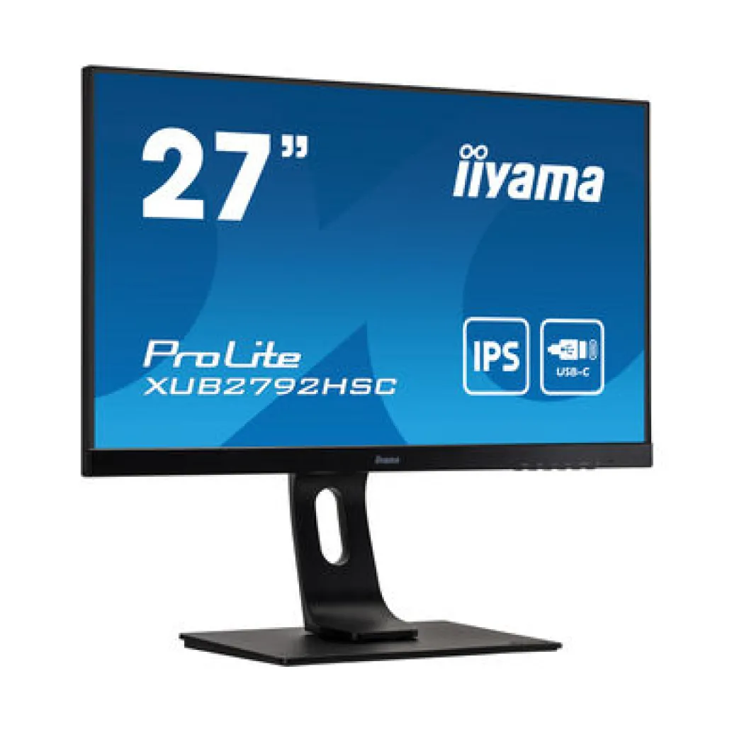 Monitor Iiyama 68,6 cm (27,0") XUB2792HSC-B1 1920x1080 75Hz IPS 4ms HDMI DisplayPort USB-C 65W 2xUSB3.0 Zvočniki sRGB99% Monitor Iiyama 68,6 cm (27,0") XUB2792HSC-B1 1920x1080 75Hz IPS 4ms HDMI DisplayPort USB-C 65W 2xUSB3.0 Zvočniki sRGB99%