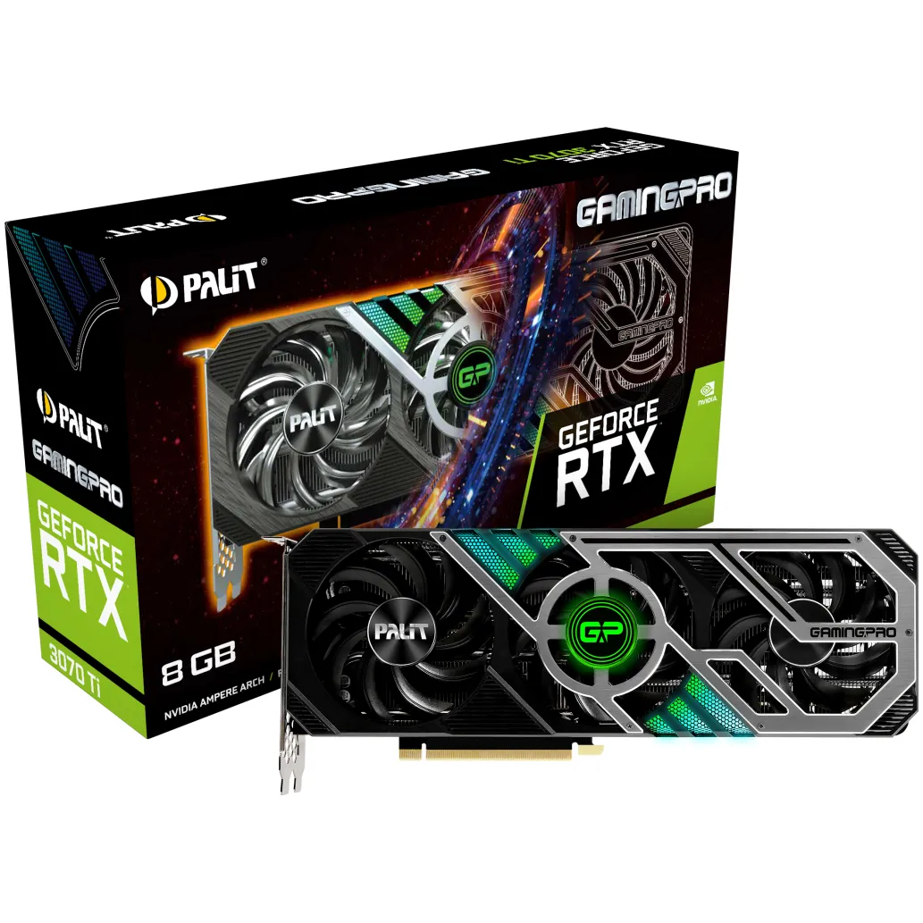 Grafična kartica nVidia RTX3070Ti Palit GamingPro LHR - 8GB GDDR6X (NED307T019P2-1046A) Grafična kartica nVidia RTX3070Ti Palit GamingPro LHR - 8GB GDDR6X (NED307T019P2-1046A)