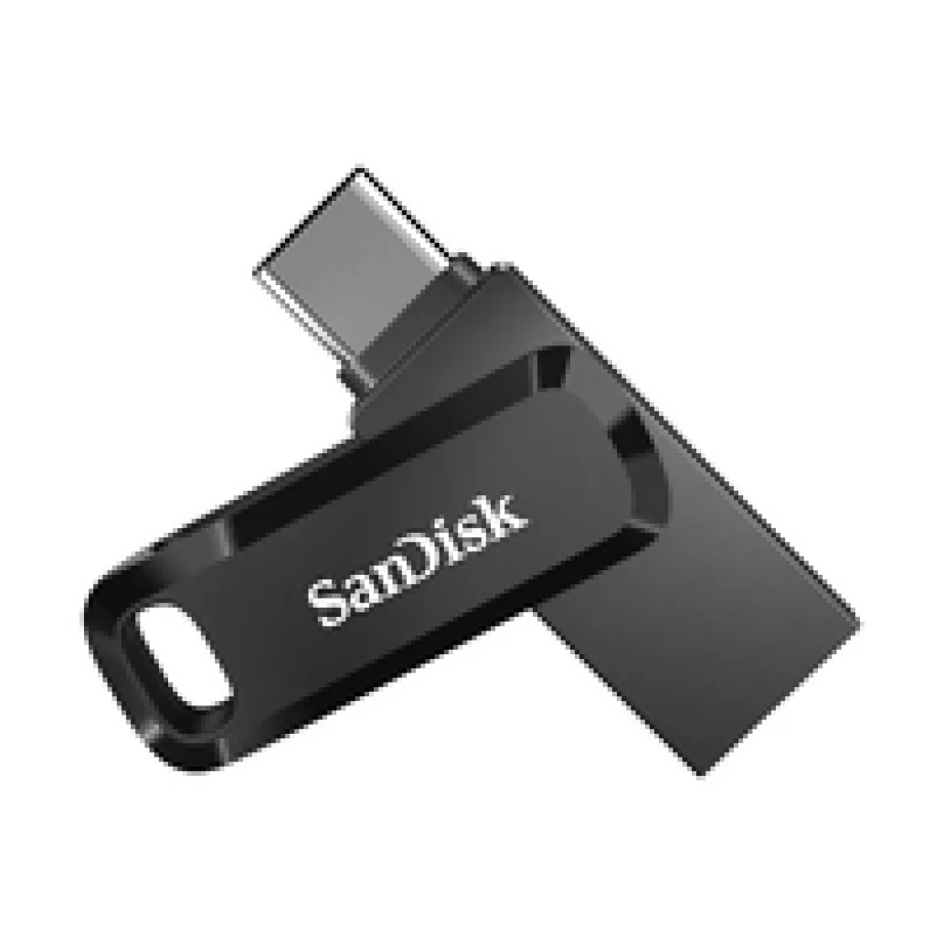 Spominski ključek 128GB USB 3.2/USB-C Sandisk Dual Drive Go 400MB/s plastičen vrtljiv črn (SDDDC3-128G-G46) Spominski ključek 128GB USB 3.2/USB-C Sandisk Dual Drive Go 400MB/s plastičen vrtljiv črn (SDDDC3-128G-G46)