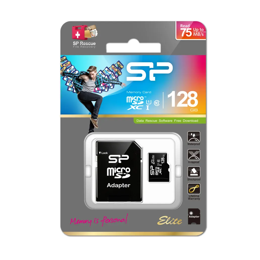 Spominska kartica SDXC-Micro 128GB SiliconPower 85MB/s/U1 V10 UHS-I +adapter (SP128GBSTXBU1V10SP) Spominska kartica SDXC-Micro 128GB SiliconPower 85MB/s/U1 V10 UHS-I +adapter (SP128GBSTXBU1V10SP)