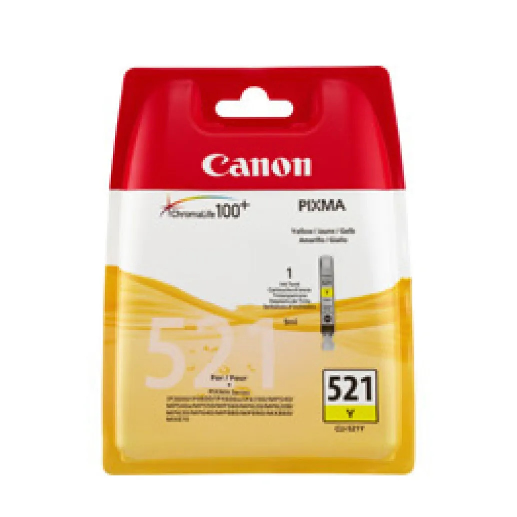 KART CANON CLI-521Y Yellow KART CANON CLI-521Y Yellow