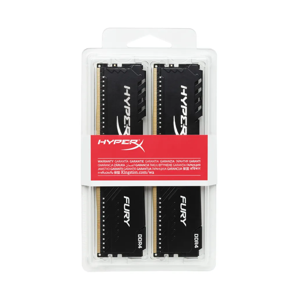 DDR4-16GB 3600MHz CL17 KIT (2x 8GB) Kingston HyperX Fury XMP2.0 1,35V Gaming črn (HX436C17FB3K2/16) DDR4-16GB 3600MHz CL17 KIT (2x 8GB) Kingston HyperX Fury XMP2.0 1,35V Gaming črn (HX436C17FB3K2/16)