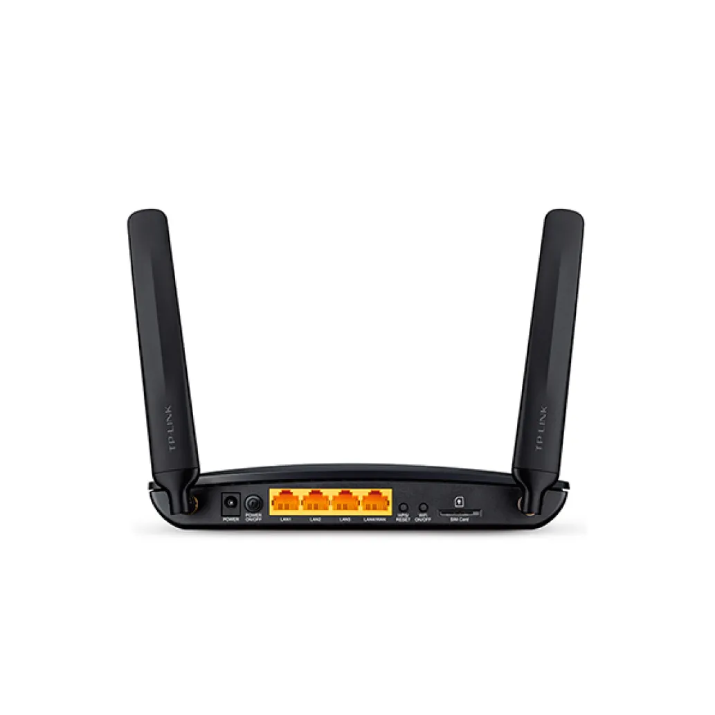 Usmerjevalnik brezžični TP-Link WiFi4 802.11n N300 300Mbit/s 3G/4G 4xLAN 2x antena (TL-MR6400) Usmerjevalnik brezžični TP-Link WiFi4 802.11n N300 300Mbit/s 3G/4G 4xLAN 2x antena (TL-MR6400)