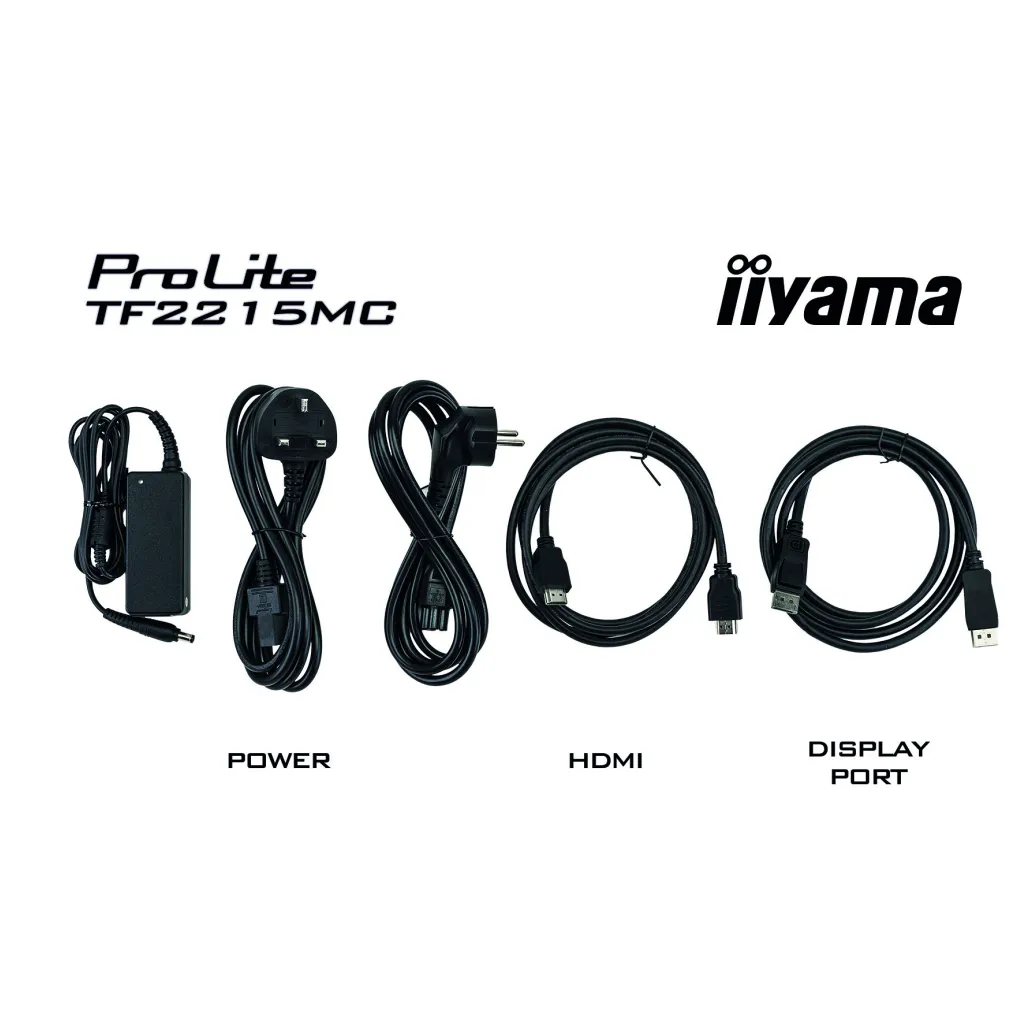 Monitor Touch 54,6 cm (21,5") Iiyama OpenFrame TF2215MC-B2 IPS 14ms VGA HDMI DisplayPort USB Monitor Touch 54,6 cm (21,5") Iiyama OpenFrame TF2215MC-B2 IPS 14ms VGA HDMI DisplayPort USB