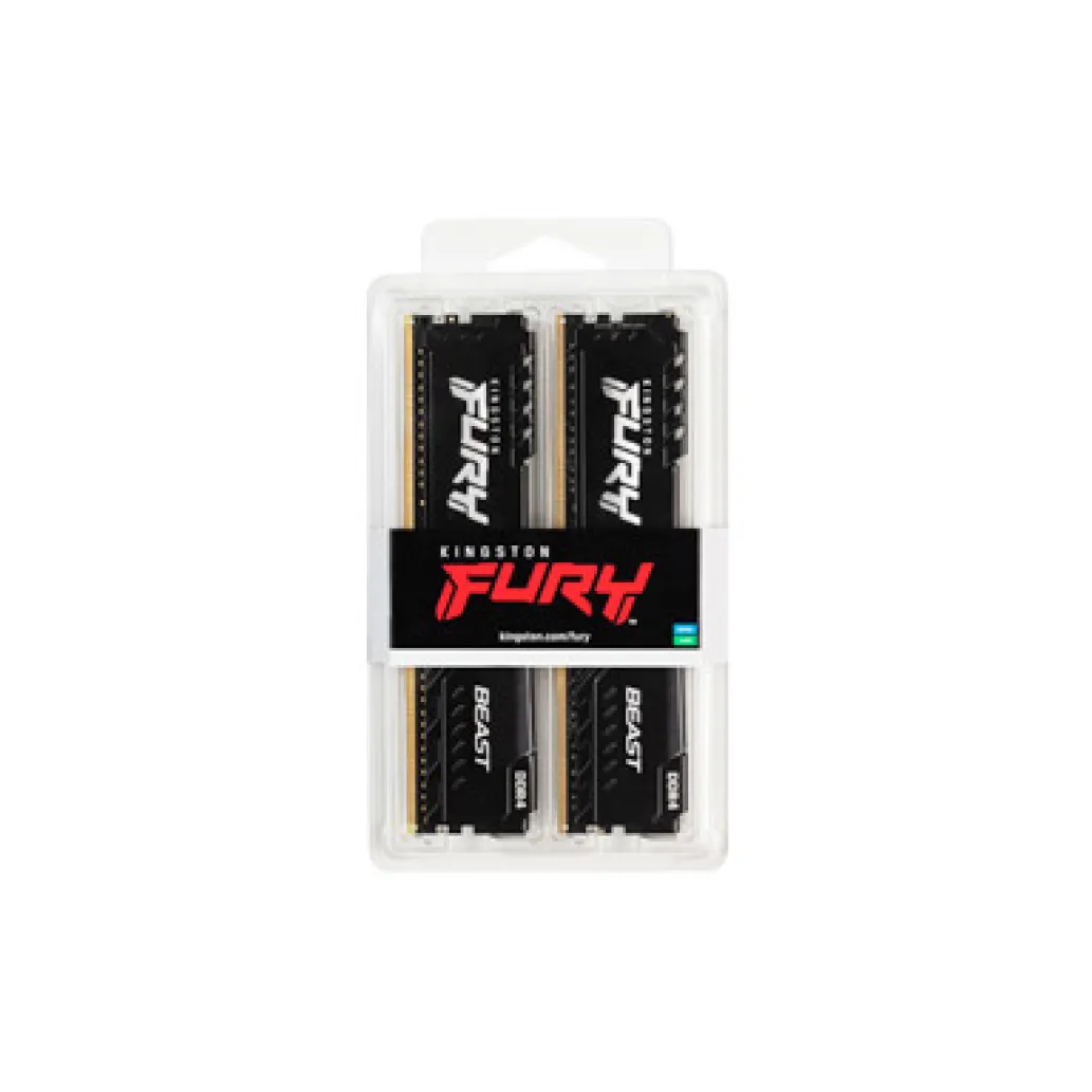 DDR4 64GB 3600MHz CL18 KIT (2x32GB) Kingston Fury Beast XMP2.0 1,35V Gaming črna (KF436C18BBK2/64) DDR4 64GB 3600MHz CL18 KIT (2x32GB) Kingston Fury Beast XMP2.0 1,35V Gaming črna (KF436C18BBK2/64)