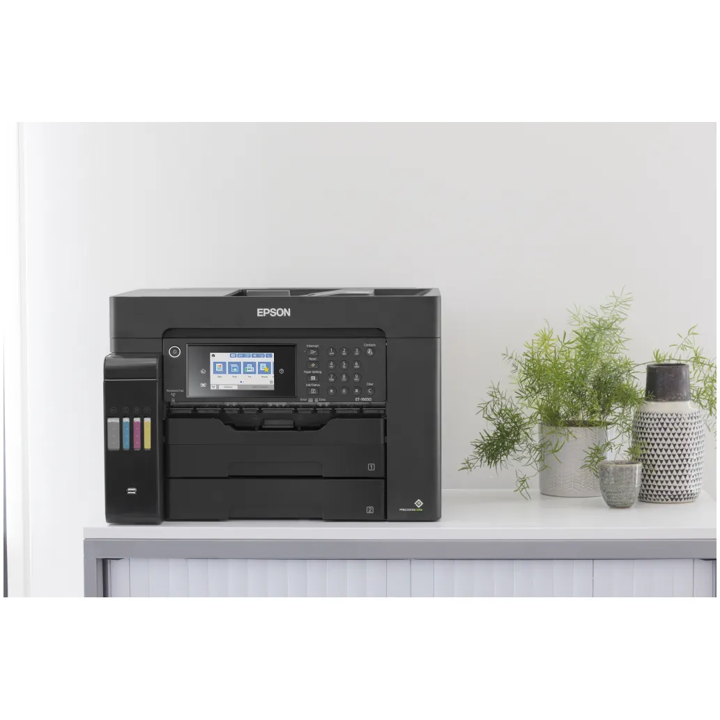 Tiskalnik multifunkcijski brizgalni barvni Epson EcoTank Office Pro A3 15160 A3 duplex tisk duplex skeniranje faks USB LAN WiFi 25ppm (C11CH71402) Tiskalnik multifunkcijski brizgalni barvni Epson EcoTank Office Pro A3 15160 A3 duplex tisk duplex skeniranje faks USB LAN WiFi 25ppm (C11CH71402)