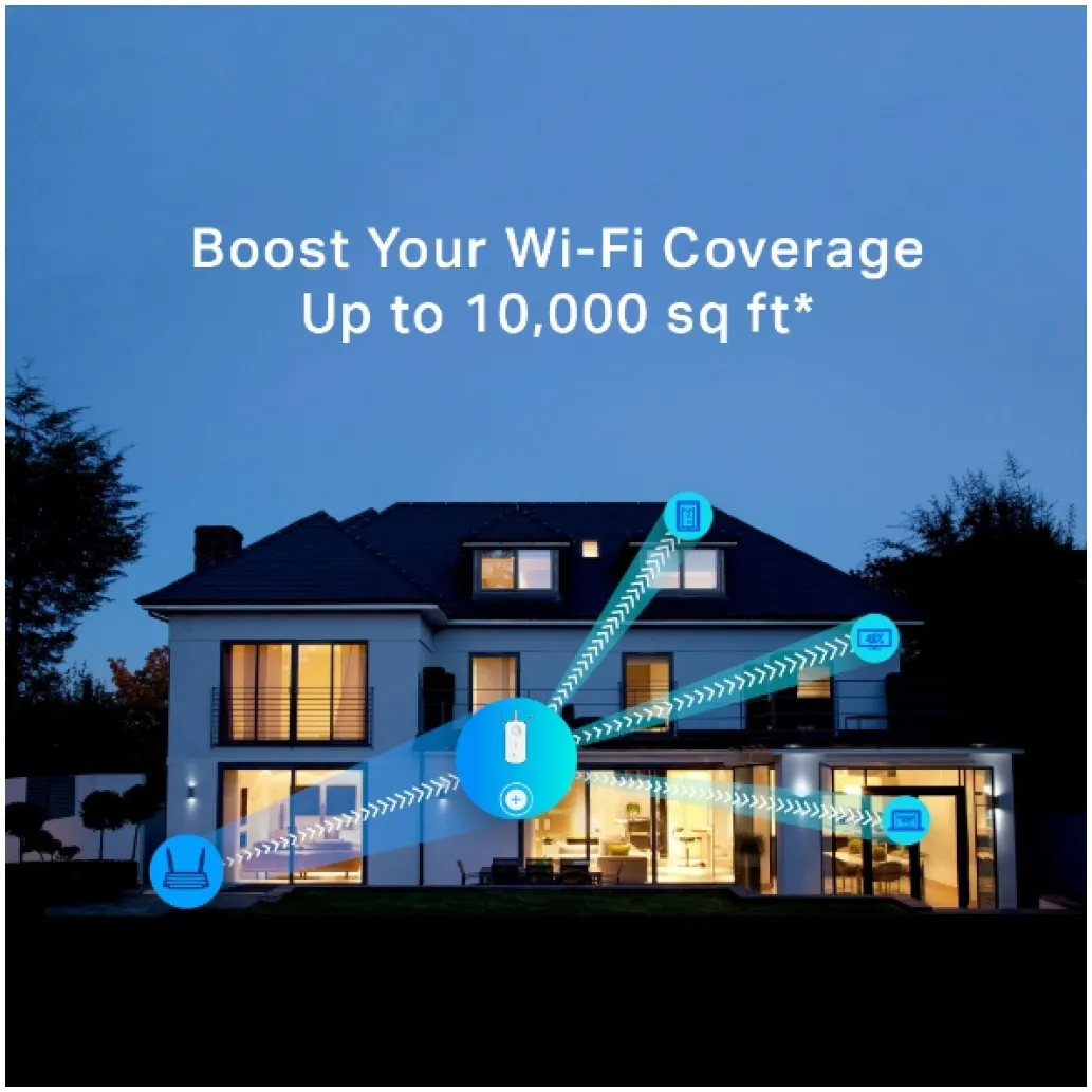 Razširitev brezžičnega omrežja TP-Link WiFi5 802.11ac AC1750 1300Mbit/s 1xRJ45 3x antena (RE450) Razširitev brezžičnega omrežja TP-Link WiFi5 802.11ac AC1750 1300Mbit/s 1xRJ45 3x antena (RE450)