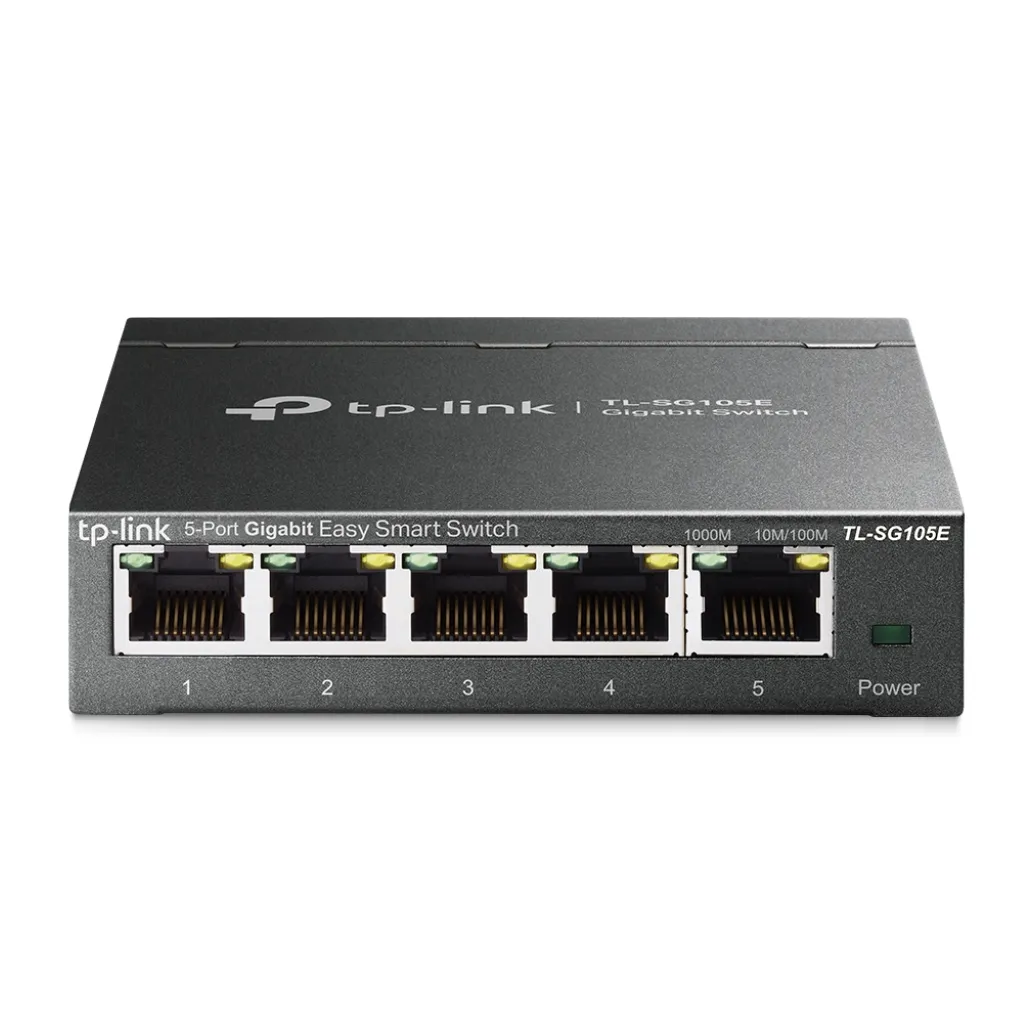STIKALO 5-PORT TP-Link Easy Smart 100/1000 (TL-SG105E) STIKALO 5-PORT TP-Link Easy Smart 100/1000 (TL-SG105E)